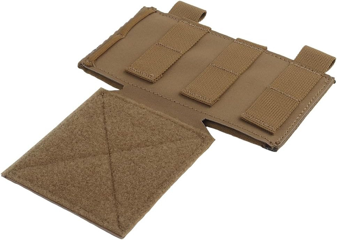 Tactical Chest Rig Side Saddle Pair,Hoop and Loop Expander Wing Side Entry