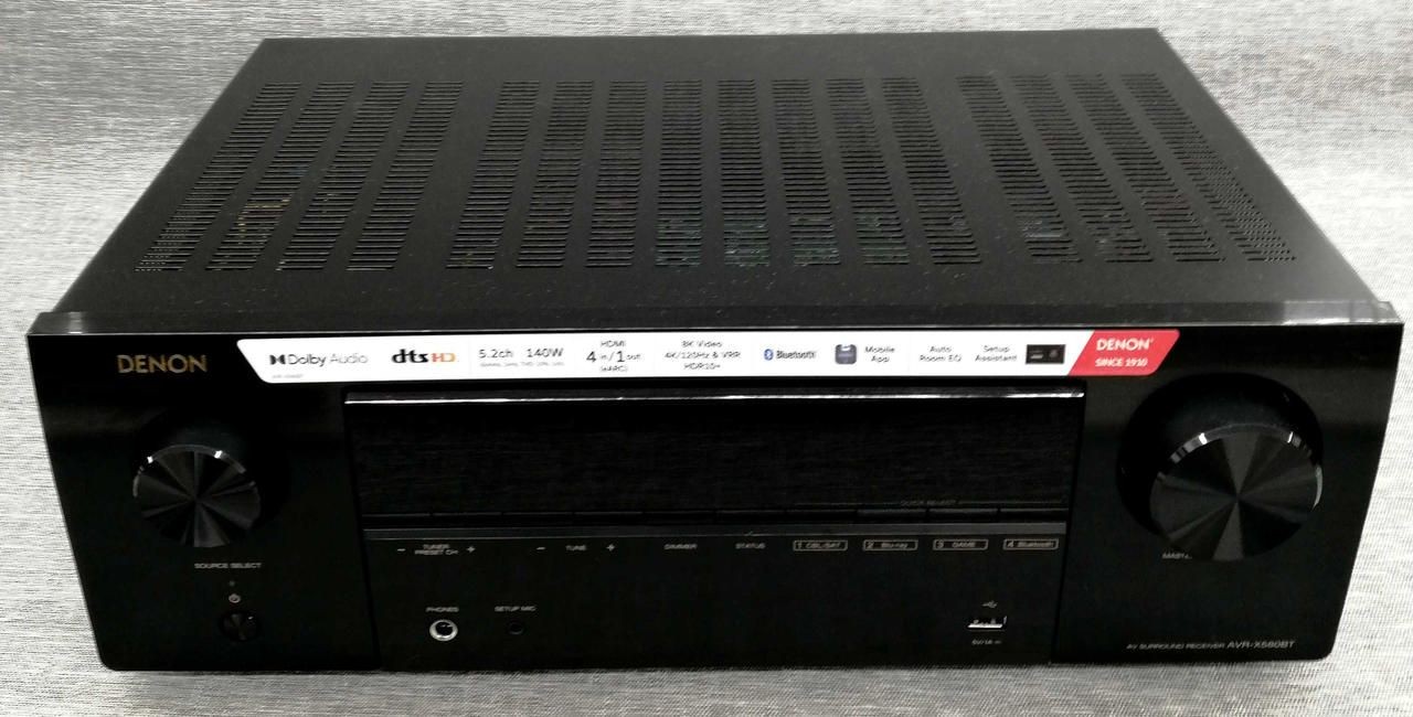 DENON AV Amplifier Avr-x580bt Used