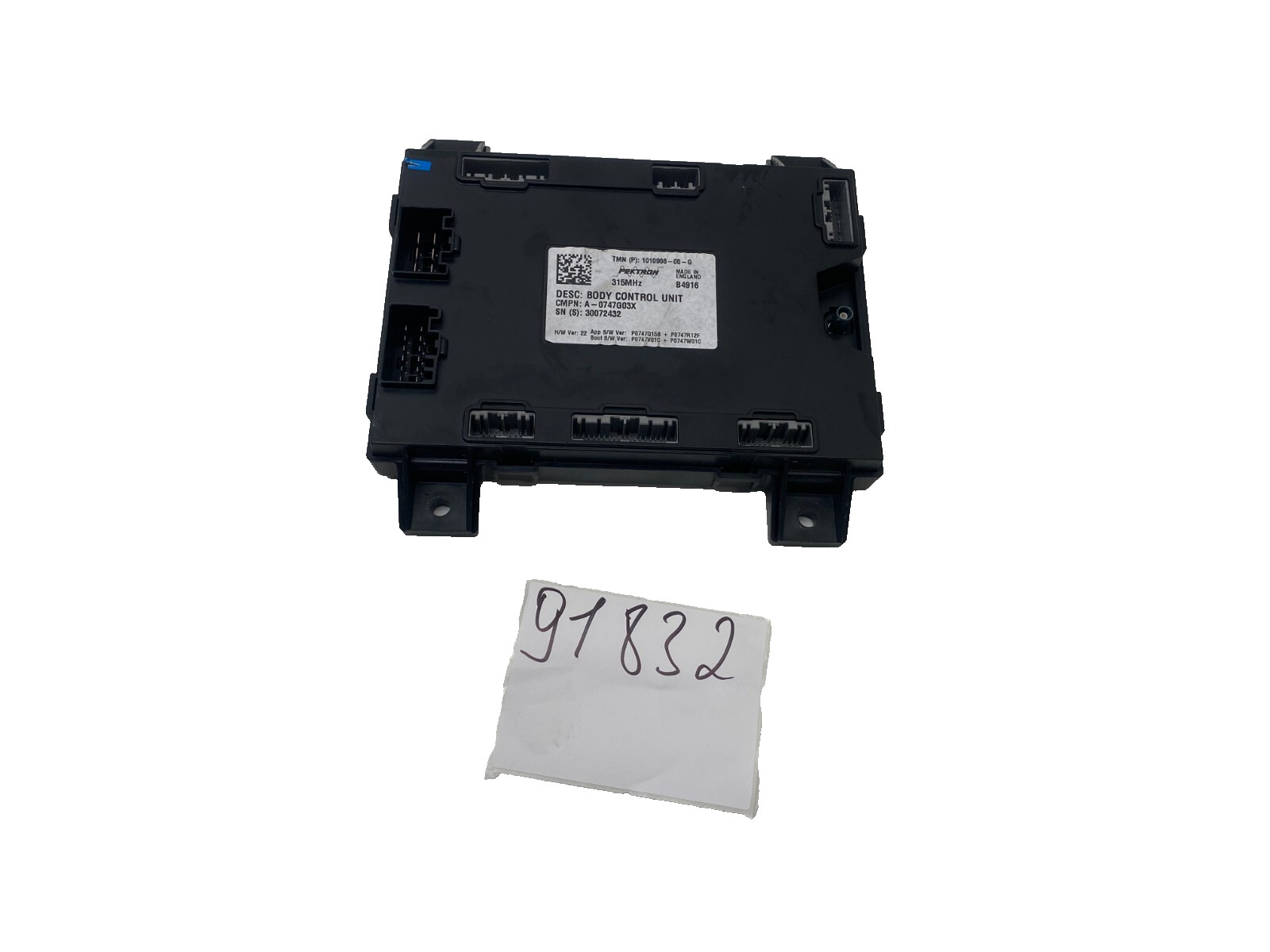 ⭕ 12-20 Tesla Model S Body Controller BCM Control Module (315MHZ) 1010906-00-G