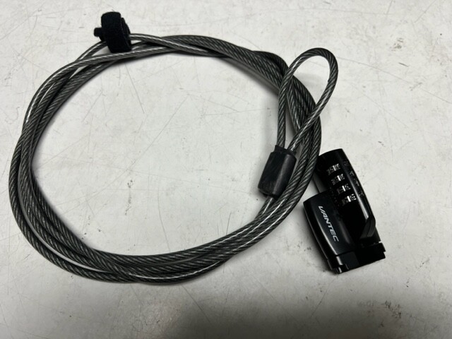 Vantec SecuriCable Combination Cable Lock Laptop/Projector VGA Port