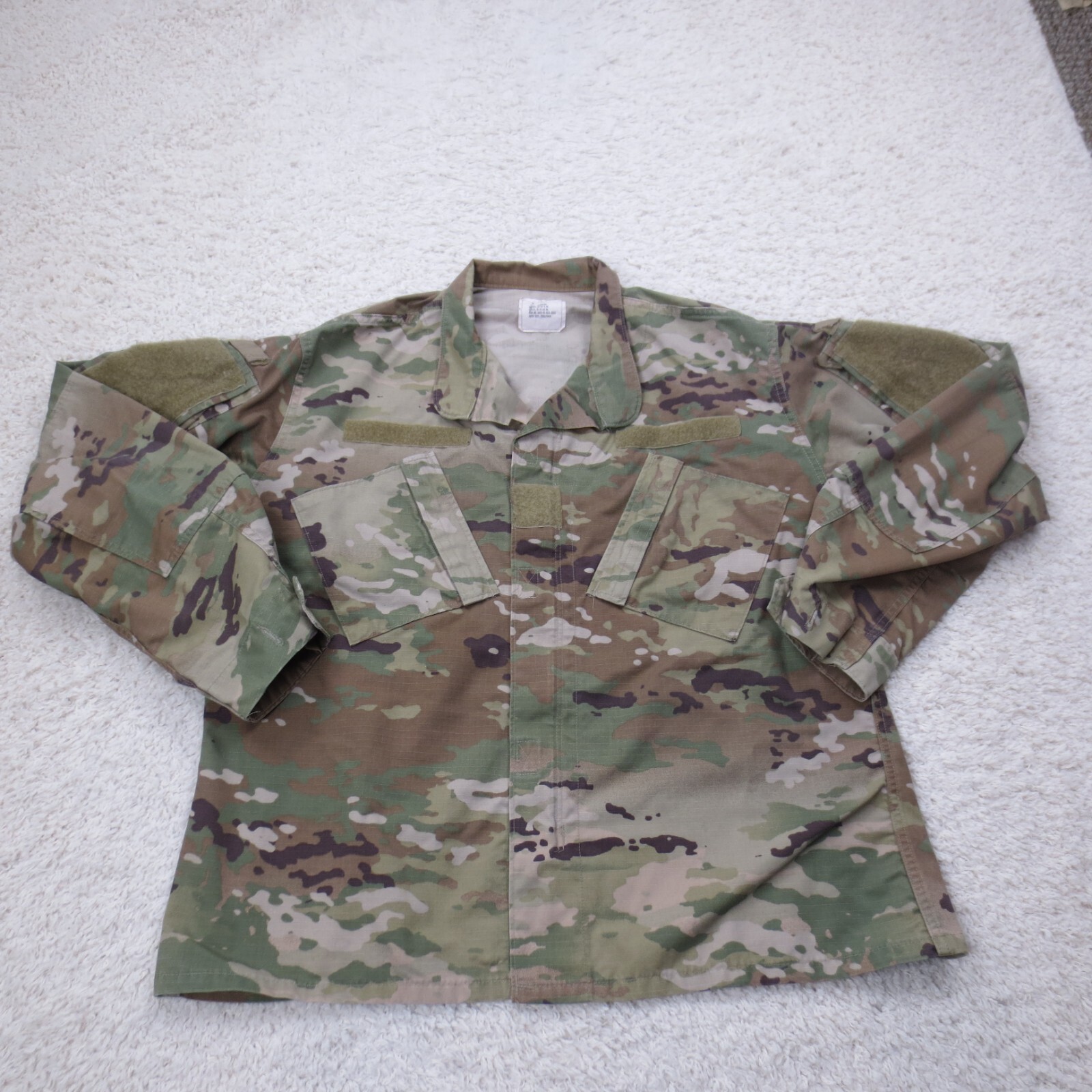 Combat Coat Mens Large Regular Camo Army Military OCP Camouflage Outdoor