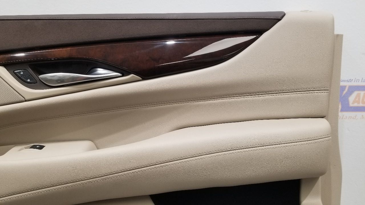 16 CADILLAC ESCALADE LUXURY INTERIOR DOOR TRIM PANEL FRONT RIGHT PASSENGER SHALE