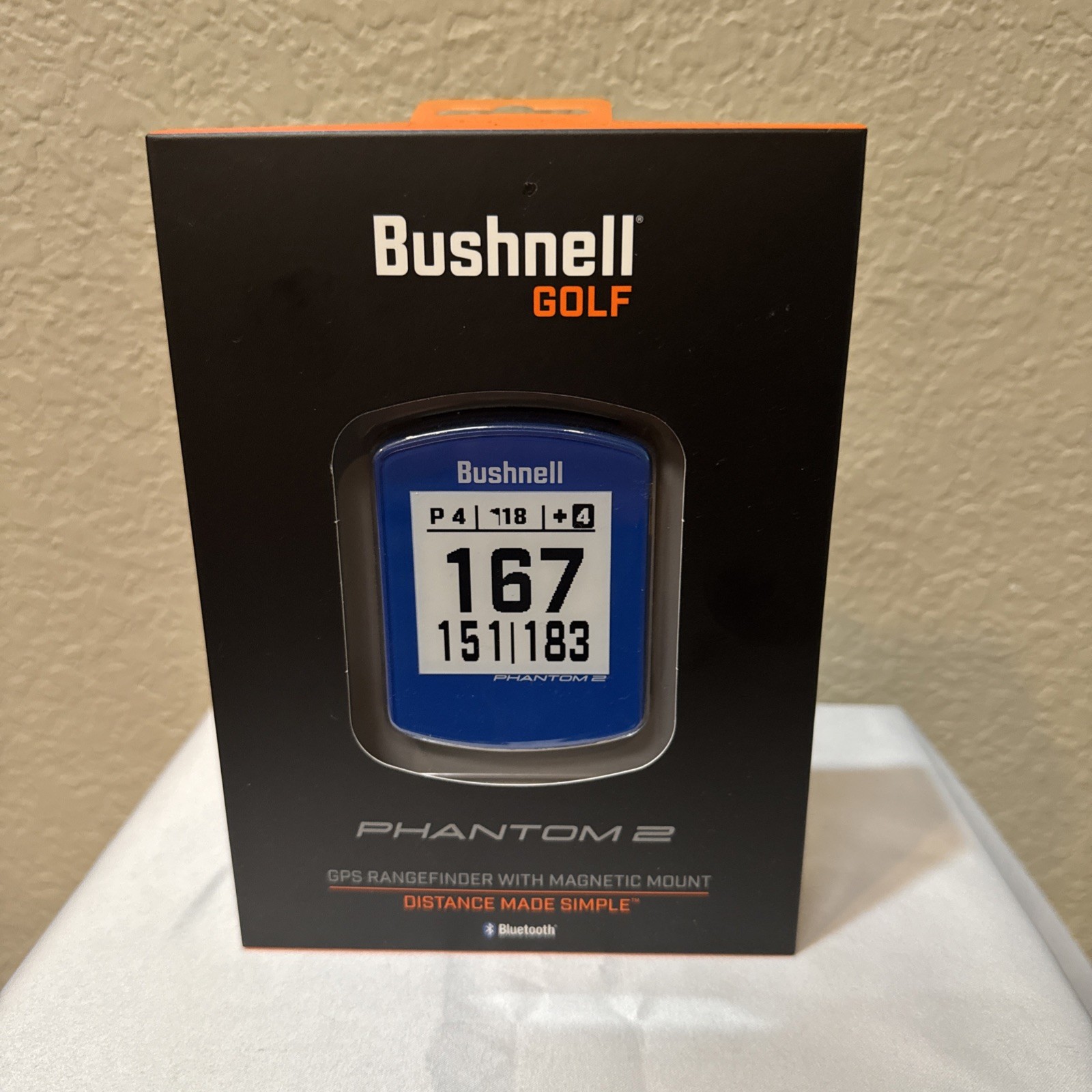 New Bushnell Golf Phantom 2 GPS Rangefinder - Blue New In Box Discontinued