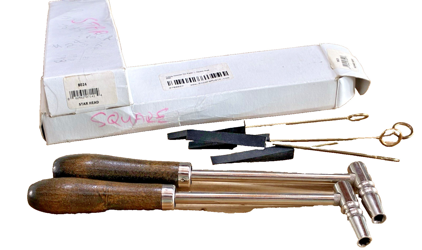 Piano Tuning Hammer Lot Star Head Square Head Tuning Lever Tools With Mutes