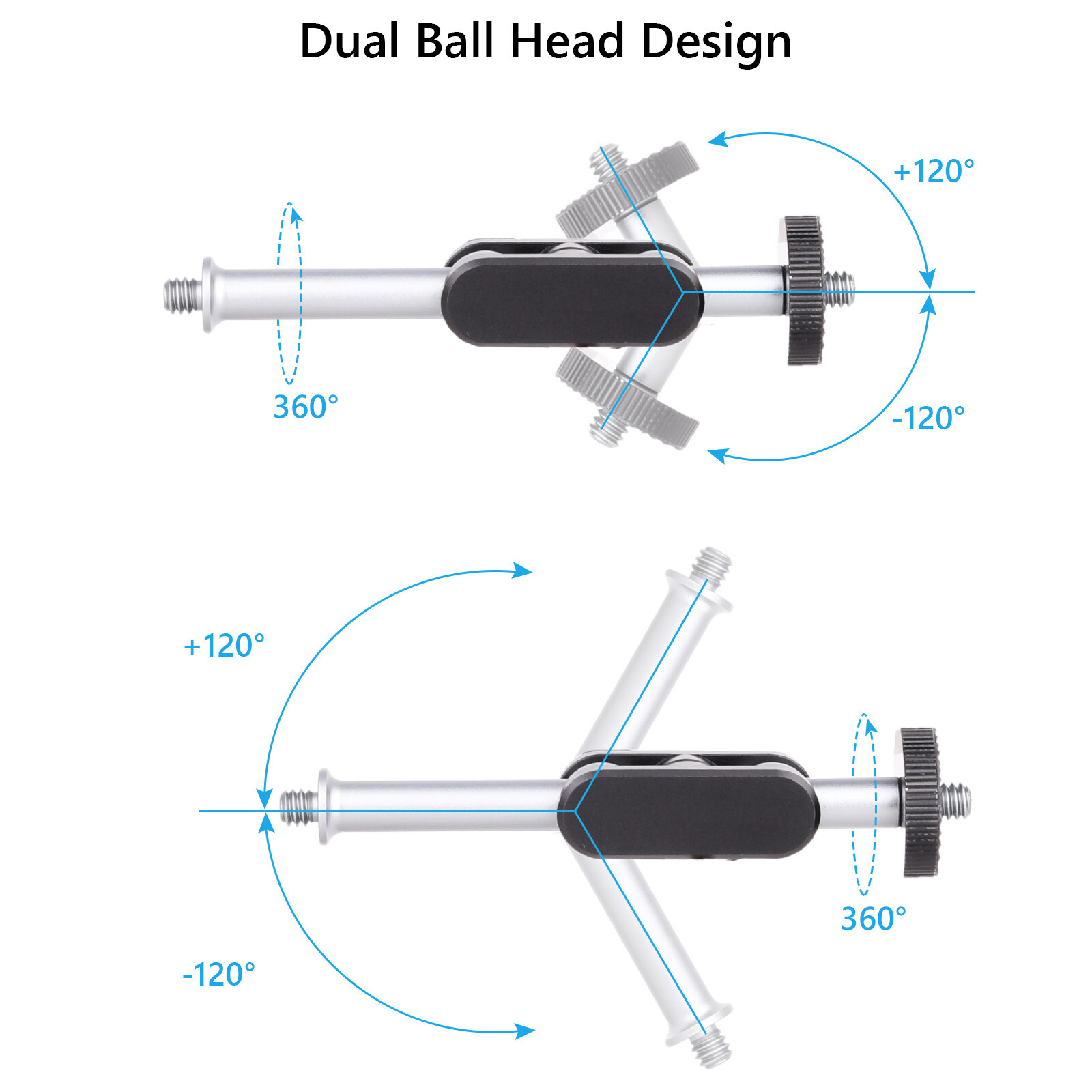 Mini Magic Arm with Extended 1/4"-Screw Adapter