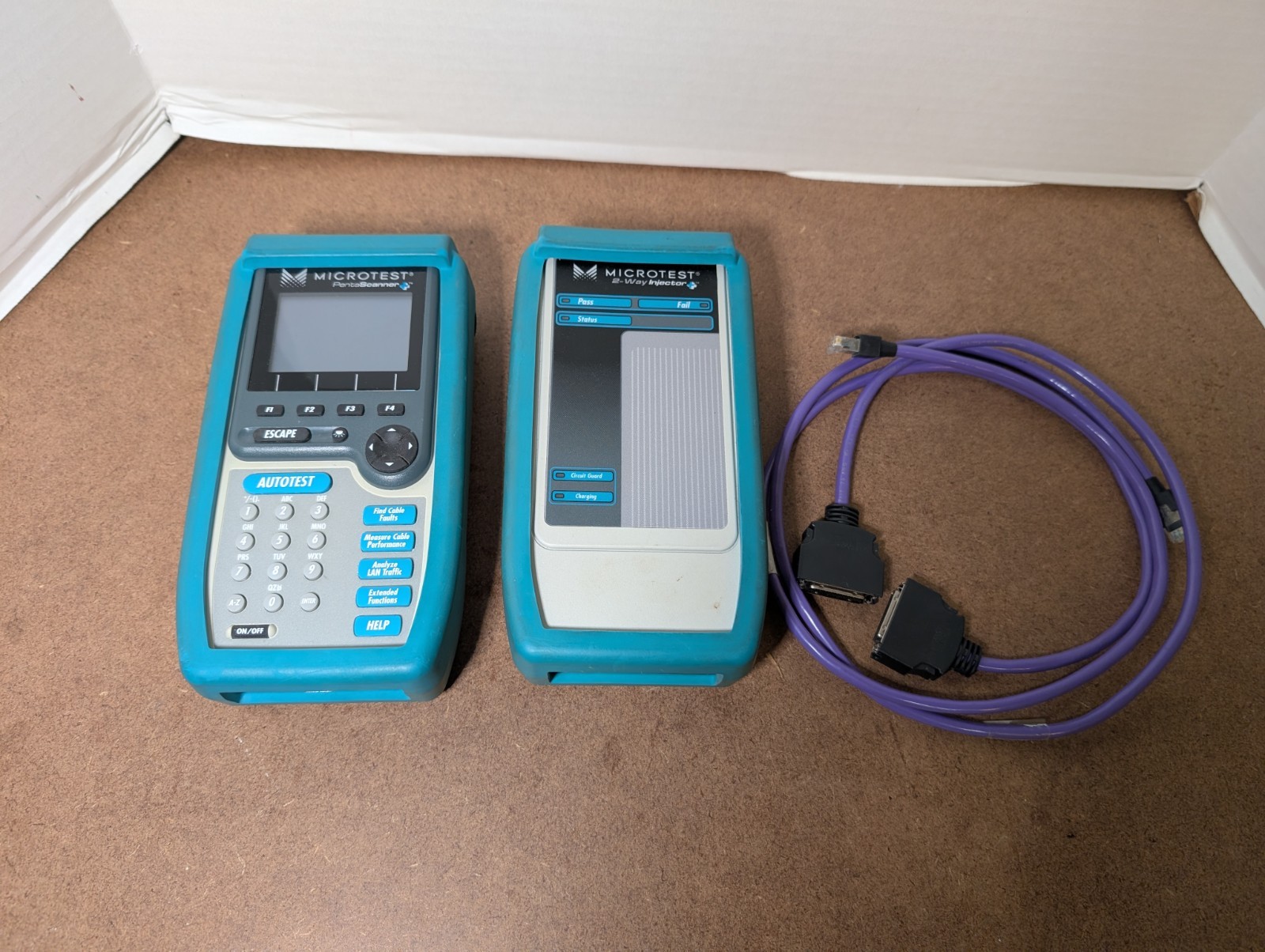MICROTEST PENTA SCANNER AND 2-WAY INJECTOR,  2 Power Adapters, PYT4, IDEAL Tele