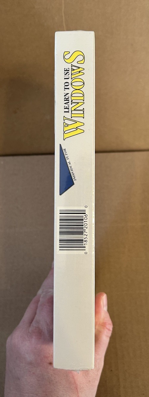 Individual Tutor Learn To Use Window Big Box Sealed NIB Windows 3.1 Floppy Disk