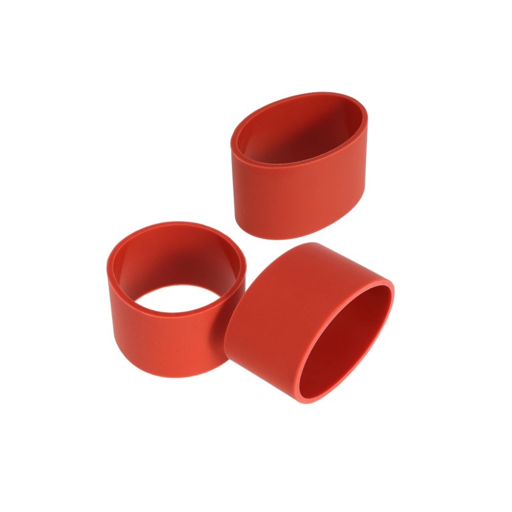 Drain Line Sleeve Gasket Red for Pitco Fryers, Replaces 60059302 (Set of 3)