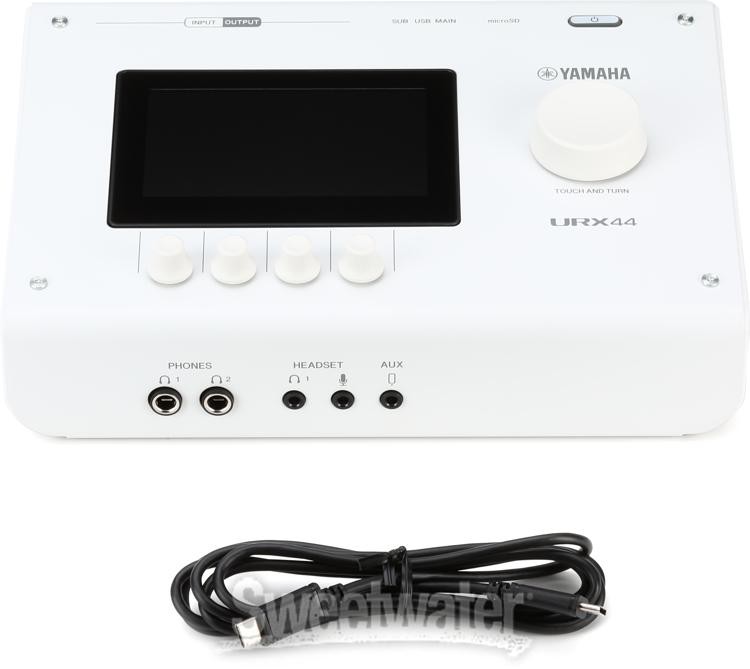 Yamaha URX44 USB-C Audio Interface - White