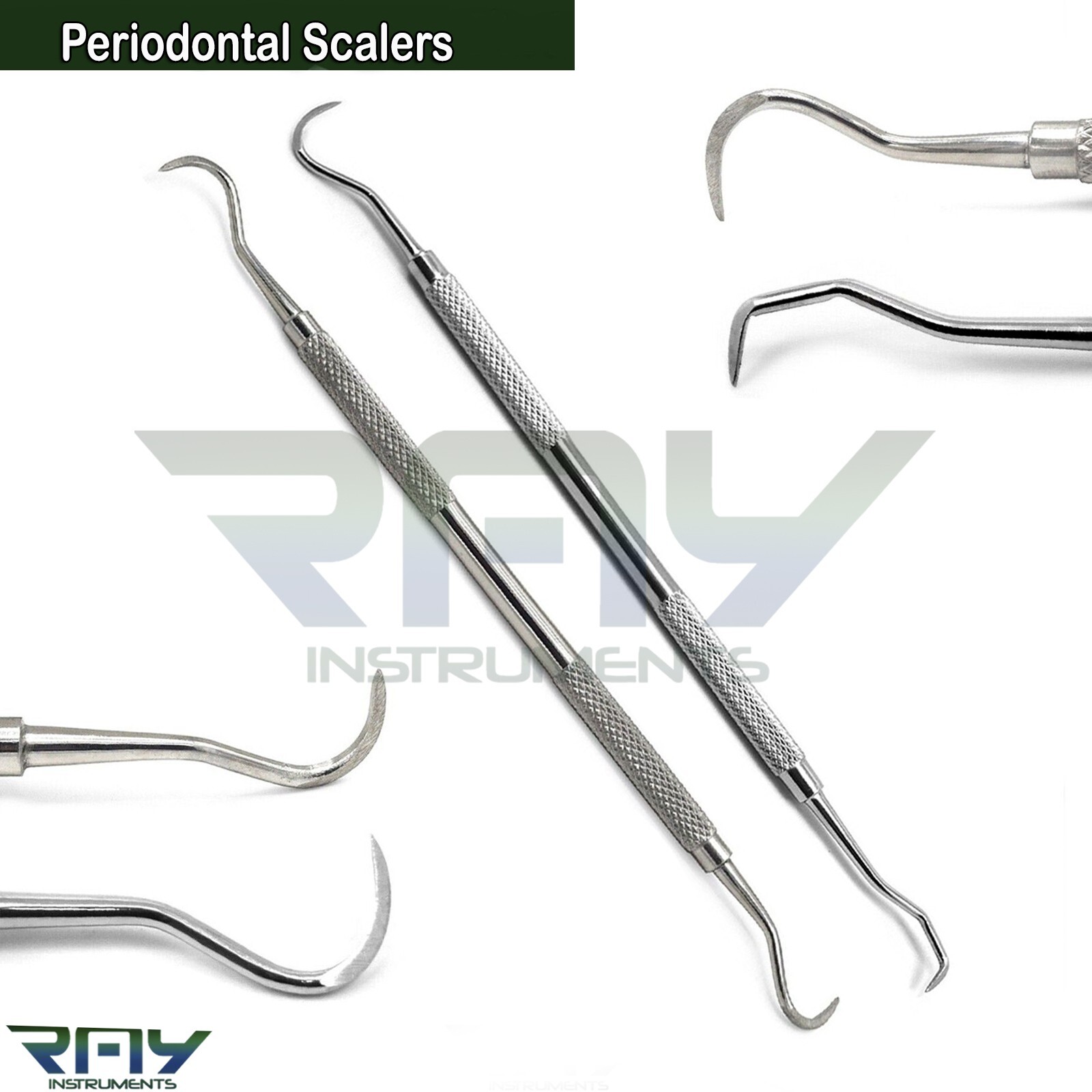 Dental Teeth Cleaning Kit Tartar Plaque Calculus Remover Double Ended Instrument