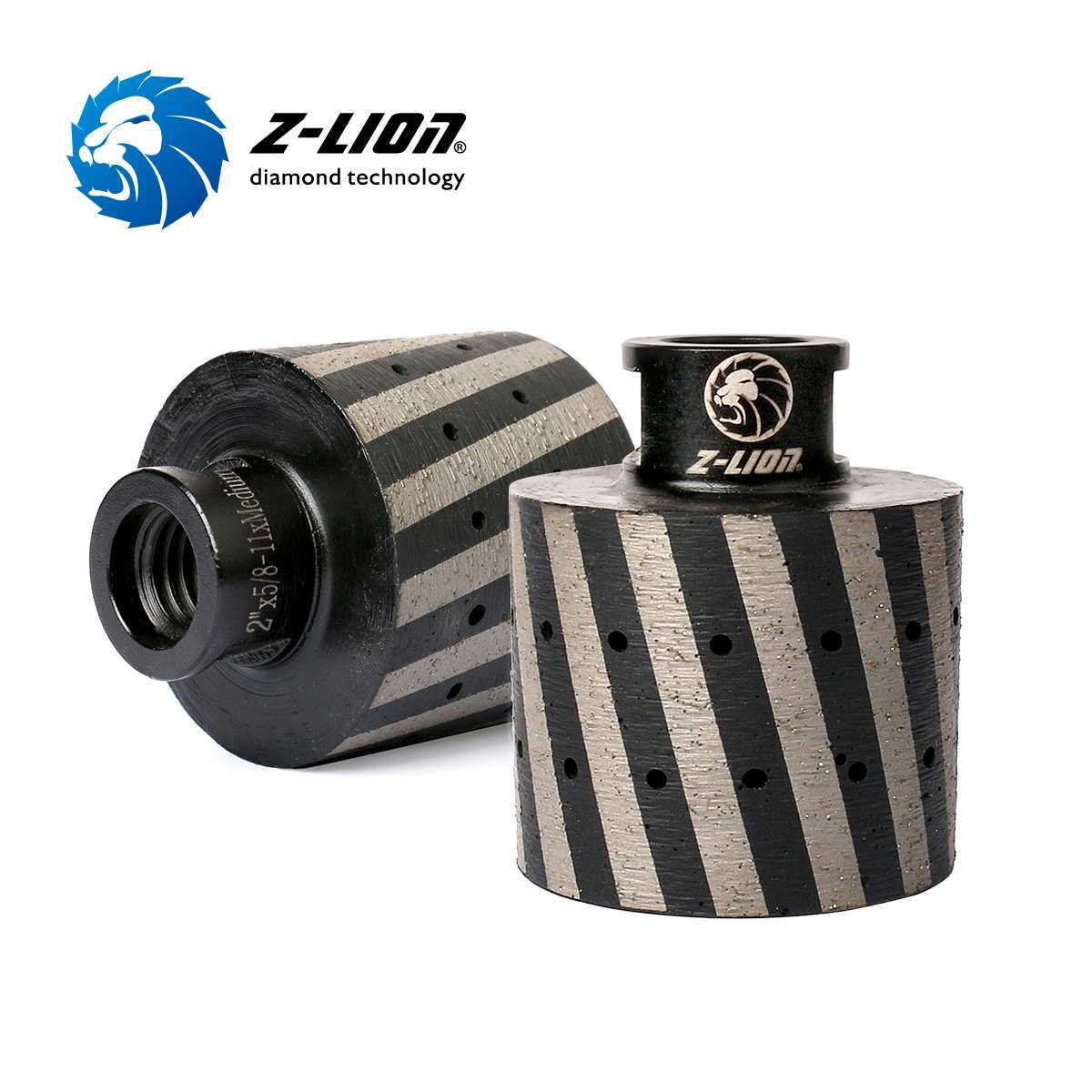 5/8-11 Diamond Polishing Drum Wheel Grinding Wheel Grit 30/50/100 Granite Stone