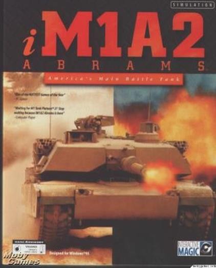 iM1A2 Abrams PC CD command battle tank platoon war artillery strategy sim game!