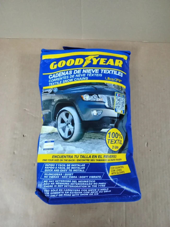 Goodyear 1pc Ultra Grip Car Textile Snow Chains Size Extra Large