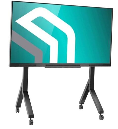 Mobile TV Stand on Wheels for 70-110 Inch Screen, max Load 276 TS2081 Black