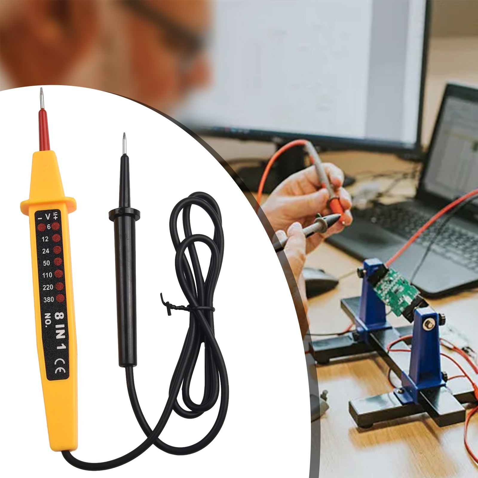 Voltage Tester Voltage Tester Dimensions Display Elements Material