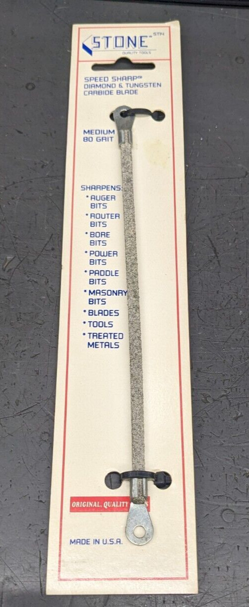 Stone 7" Diamond & Tungsten Carbide Saw Blade Medium 80 Grit ST14 USA - Sharpen