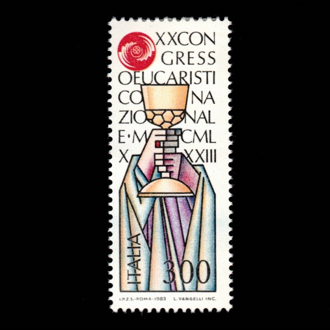 Italy, Scott 1563, Eucharistic Congress, 1983, MH, 107782