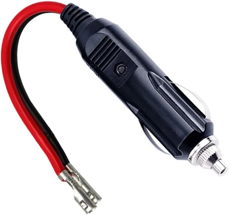 Replacement Cigarette Lighter Plug - 12 Volt Male Cigar Plug with Leads Car A...