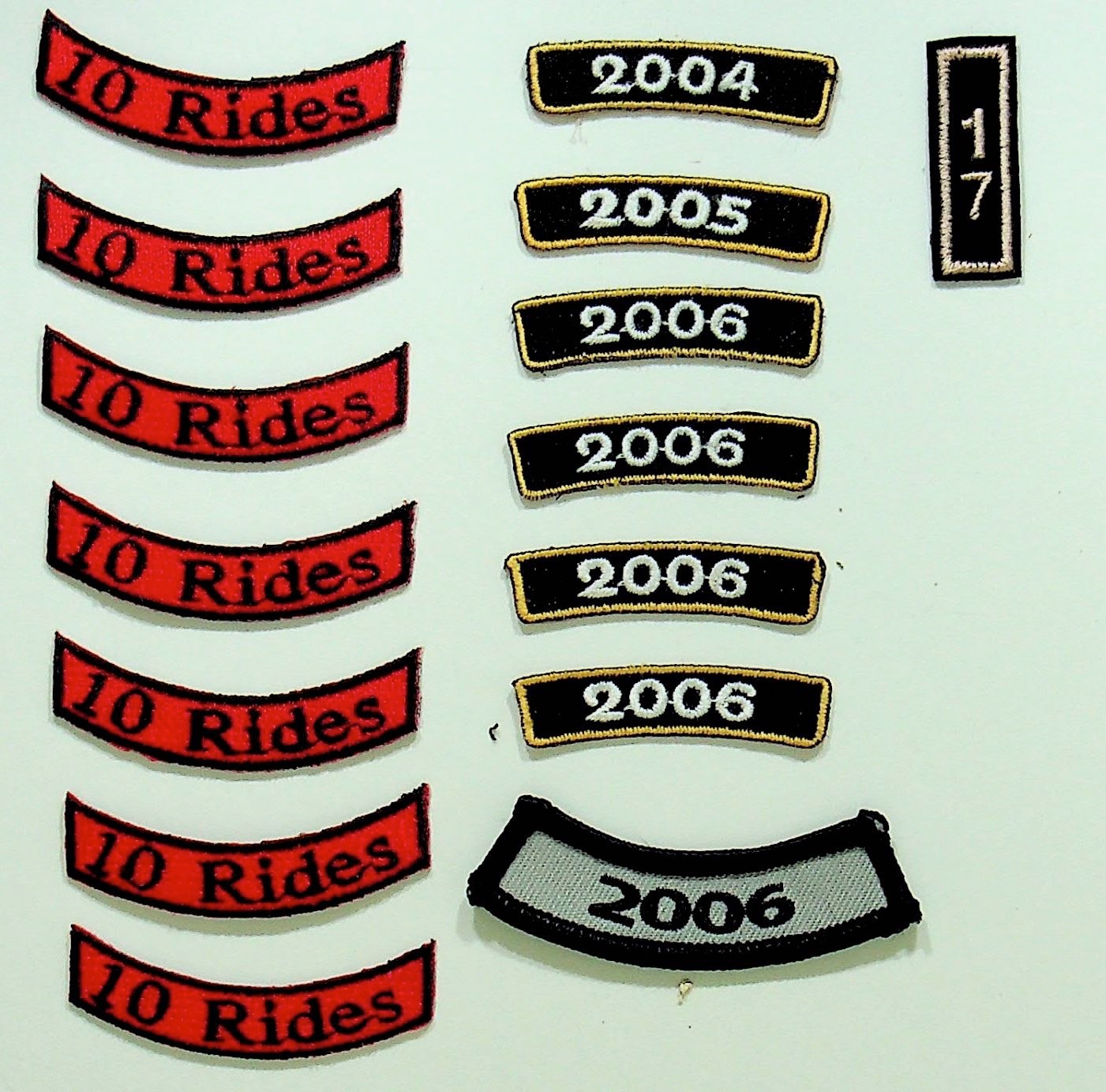 15 Collectable Harley Davidson Small Hog Patches -KK-58