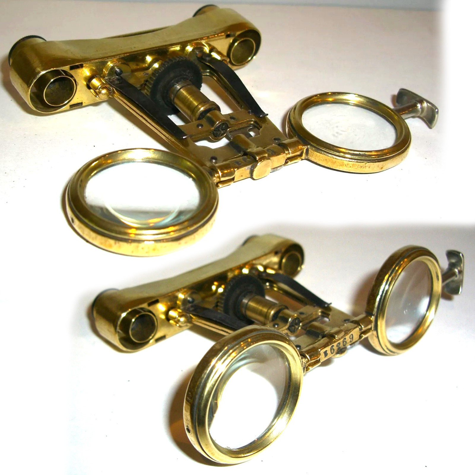 120 year  old Antique Folding Pocket Binoculars,c1902, La Mignonne, NOT A REPRO!
