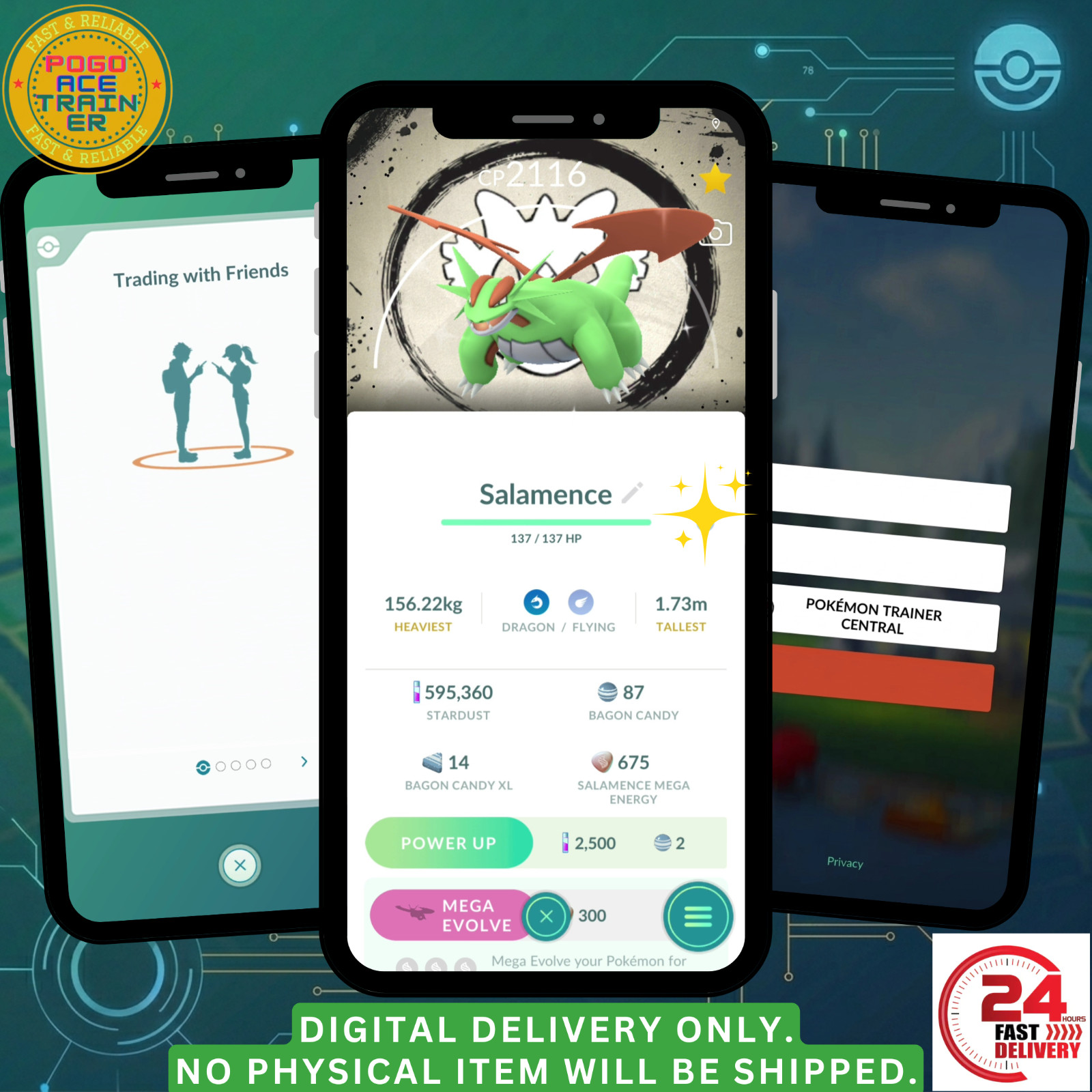 [✨SpecialBG✨] Shiny Salamence – GO Fest 2026 Special BG  ✨FAST24hDelivery✨