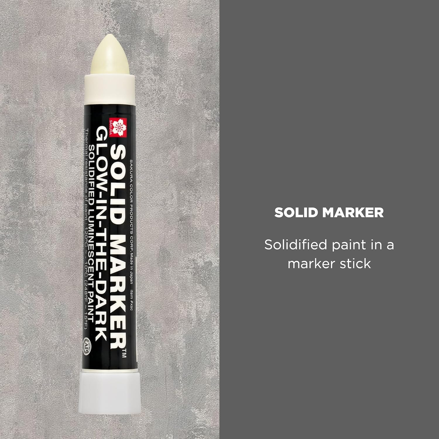 Sakura Solid Glow-In-The-Dark Paint Markers - Permanent Marker Paint Pens - Wind