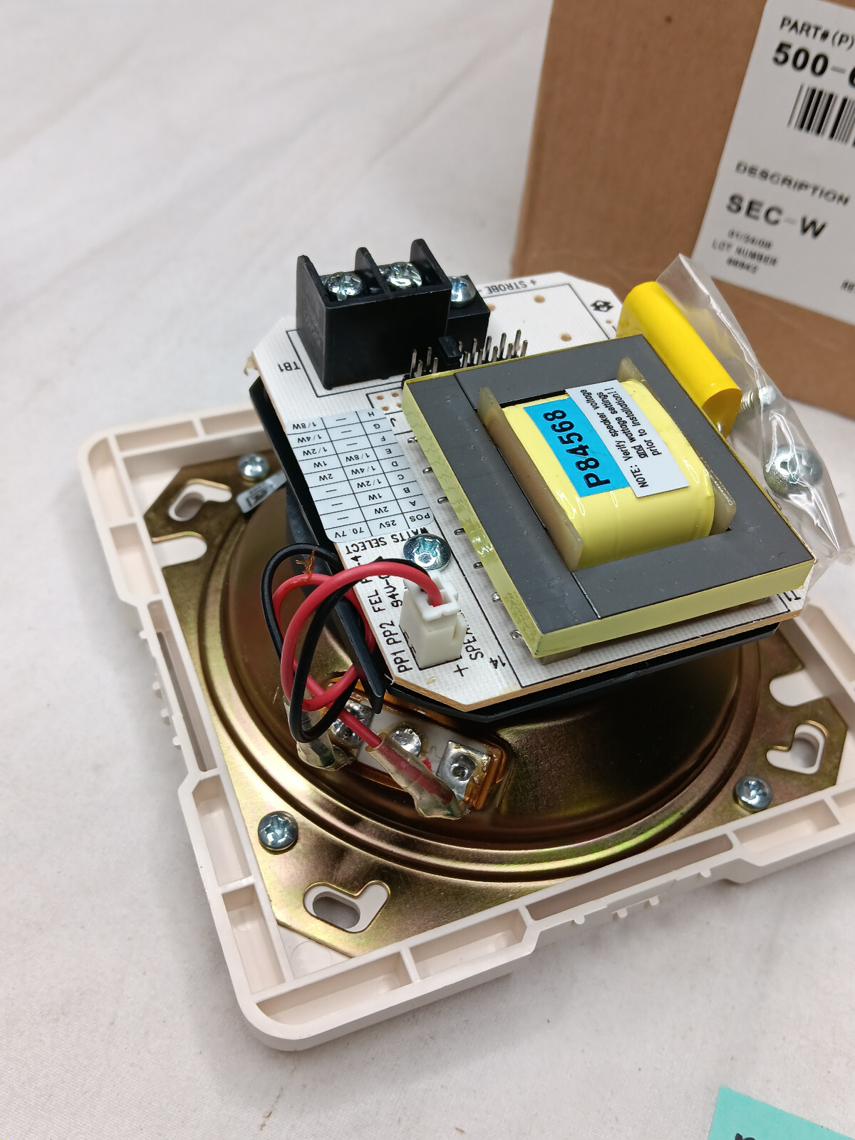 SIEMENS SEC-W 500-636036, SPKR WHITE CEILING 135754