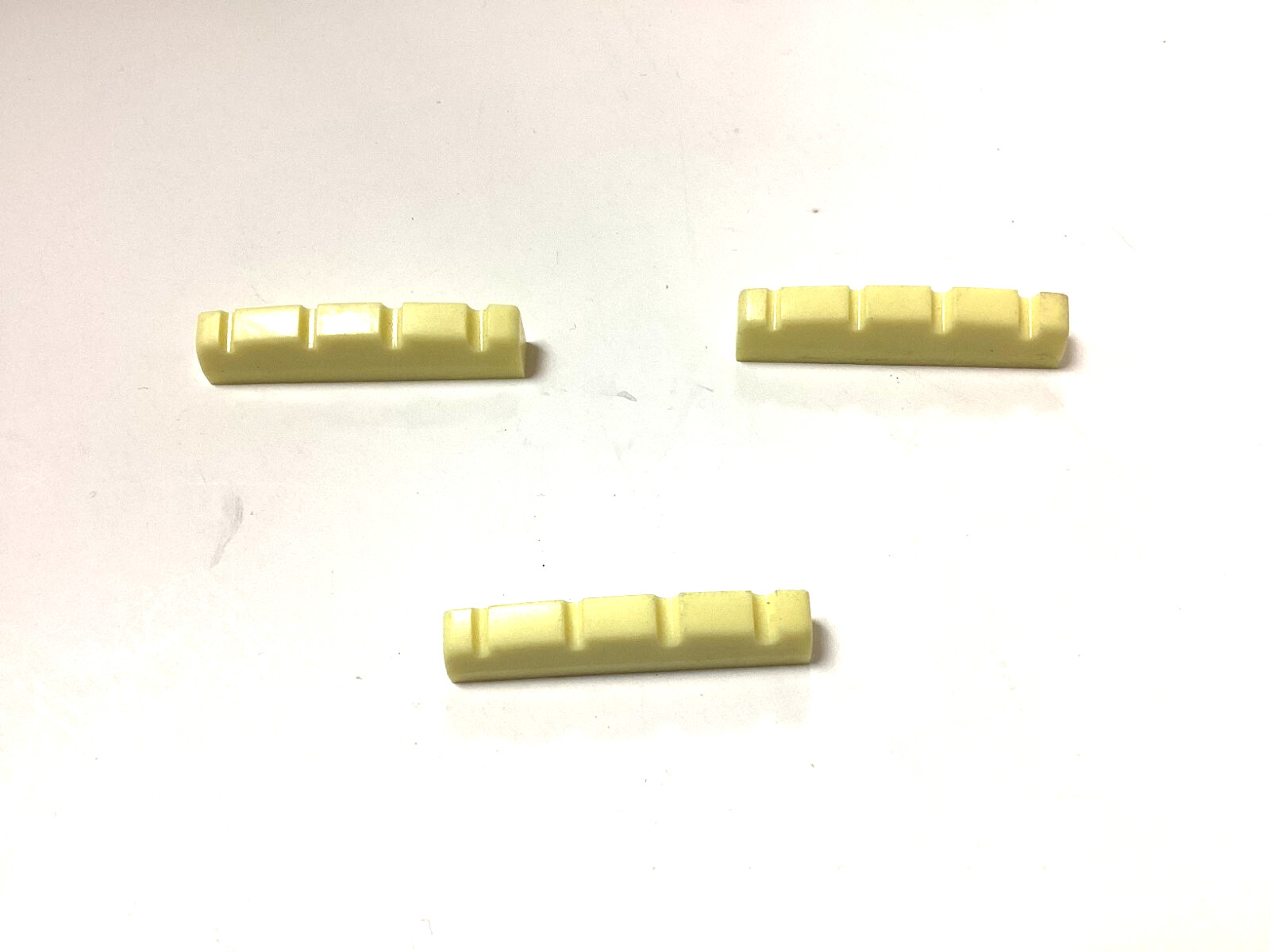 Bass Guitar Nut (3) PLastic Bone Color