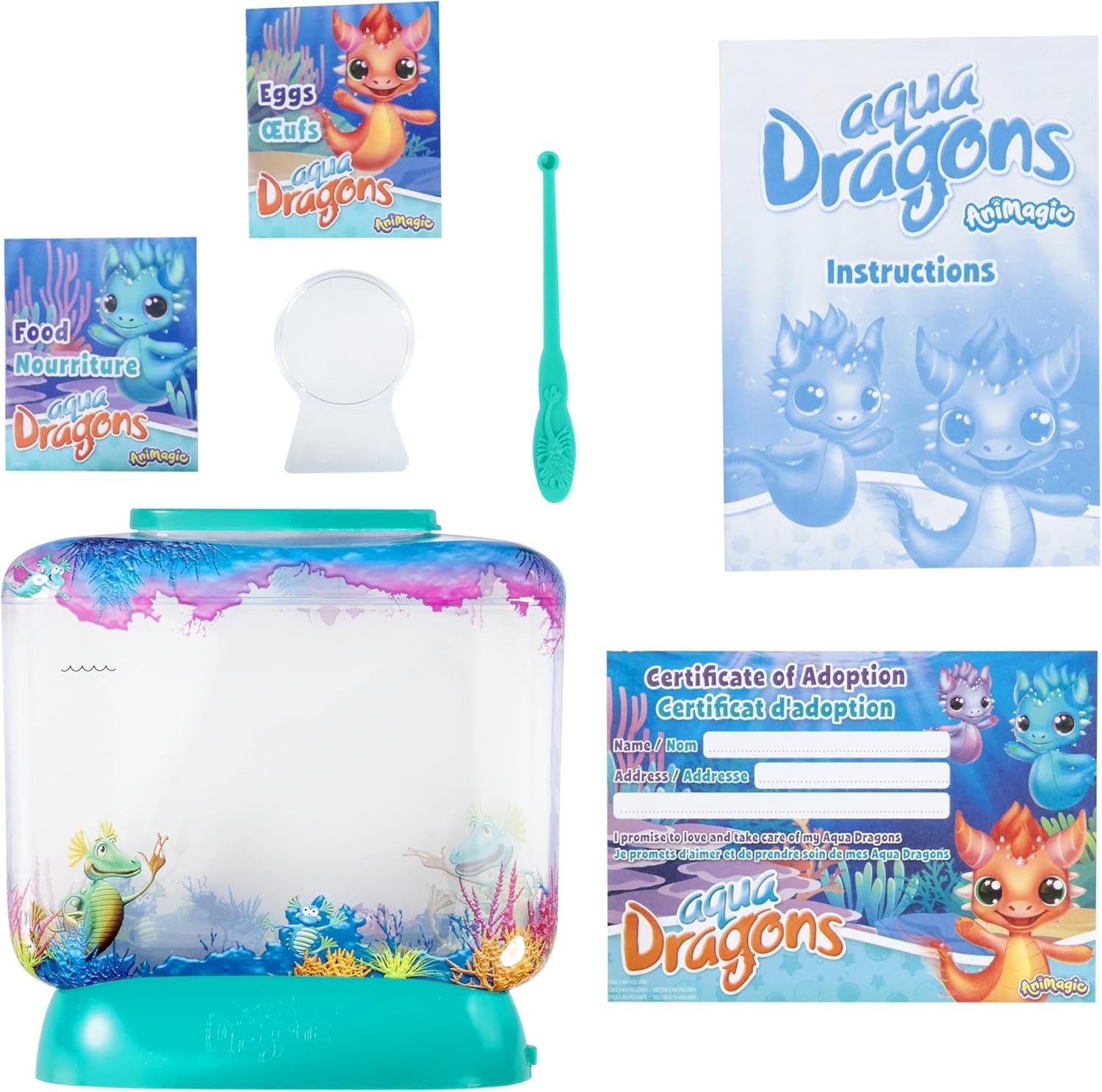 "Animagic Aqua Dragons Hatch 'n' Grow Basic Tank | Build an Aquatic Ecosystem,..