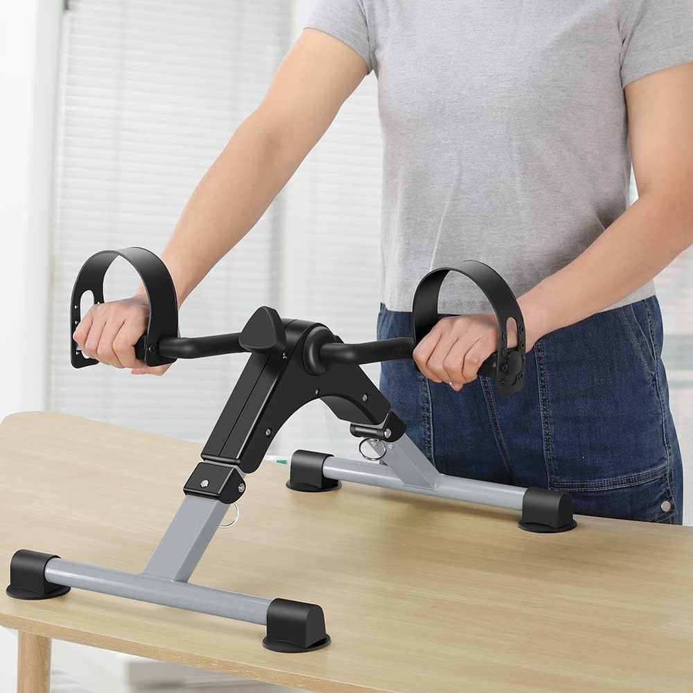 Foldable Under Desk Mini Bike - Smart Pedal Exerciser for Home & Office