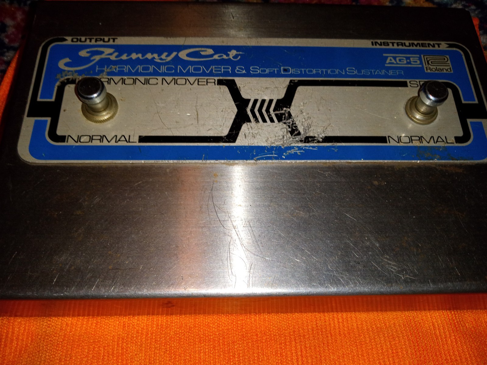 Vintage Roland Funny Cat AG-5 Harmonic Mover and Soft Distortion Sustainer