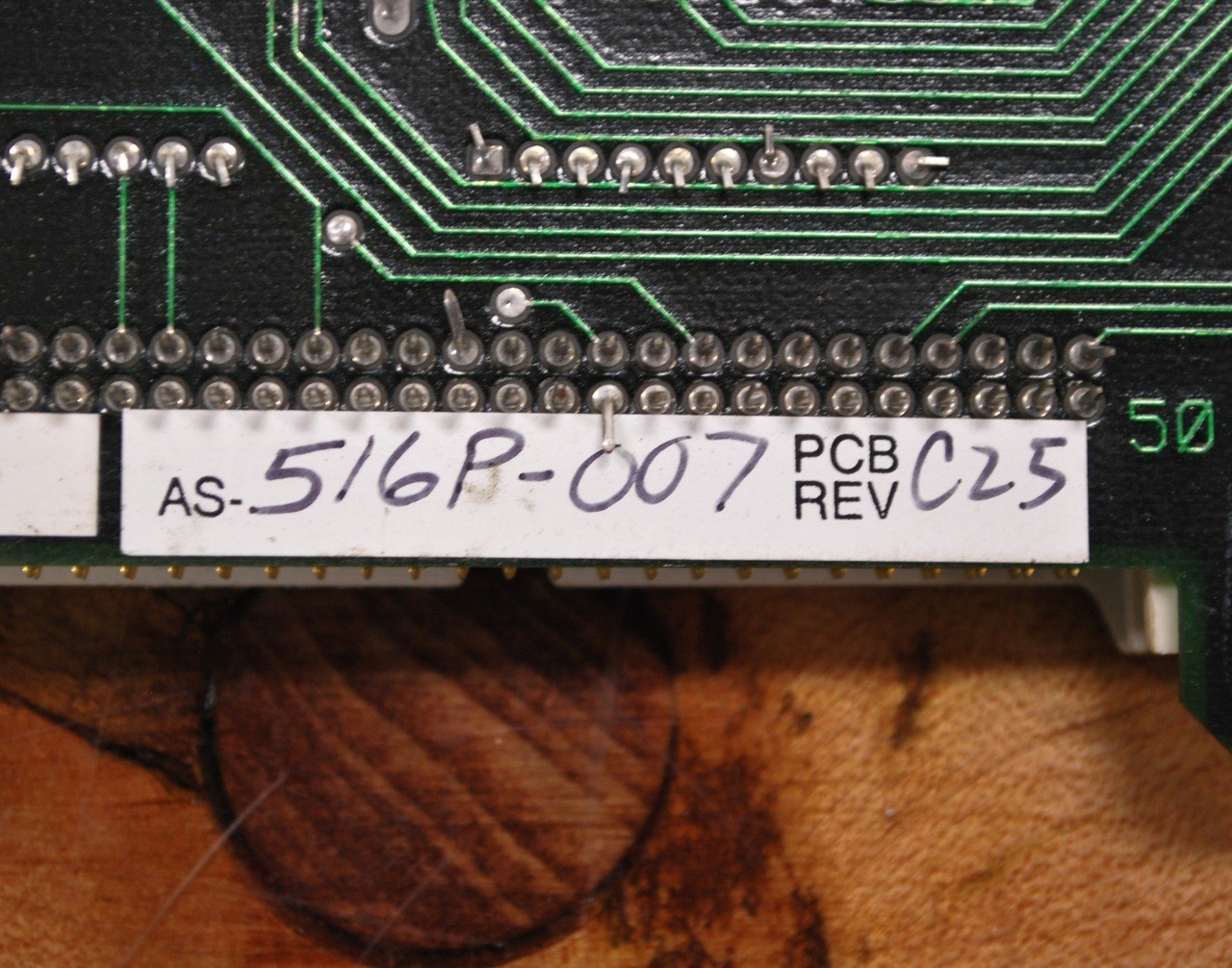 Modicon AS-516P-007 Rev C25, Memory Board - USED