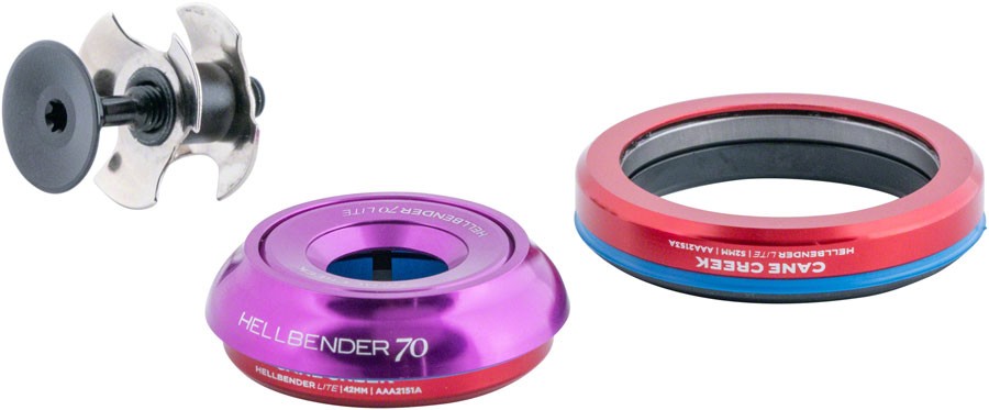 Cane Creek Hellbender 70 Lite Headset - IS42/28.6/H9 Upper | IS52/40 Lower,