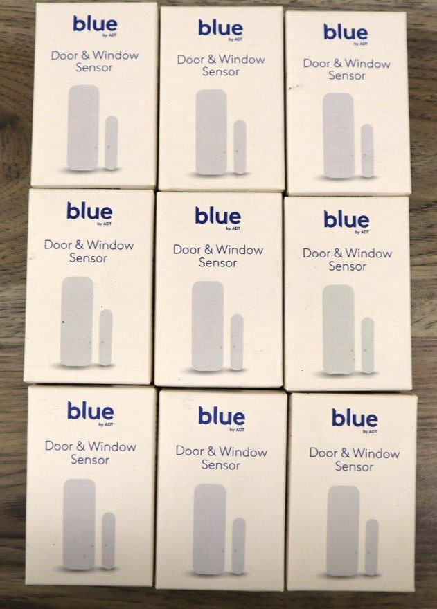 🌟BLUE by ADT LOT OF 9 NIB  SSH1R0-29 Security Door and Window Sensors🌟