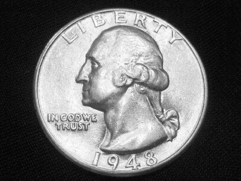 1948 Washington Quarter --- Almost Uncirculated +++ --- Looks BU