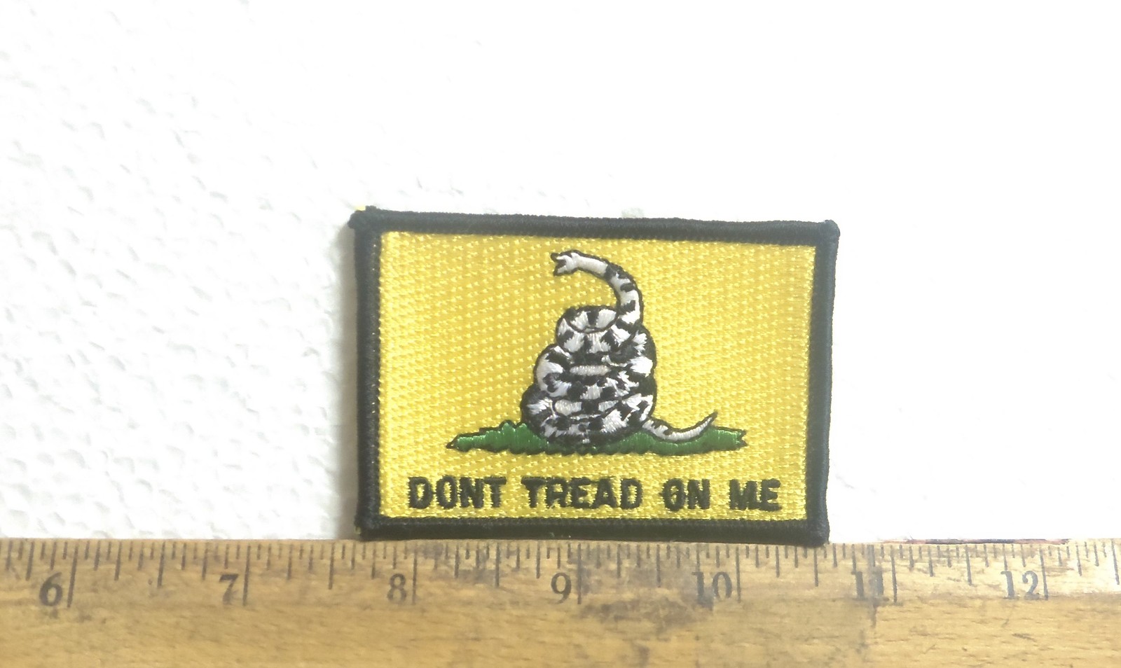 Don’t Tread on Me – Gadsden Flag Embroidered Patch