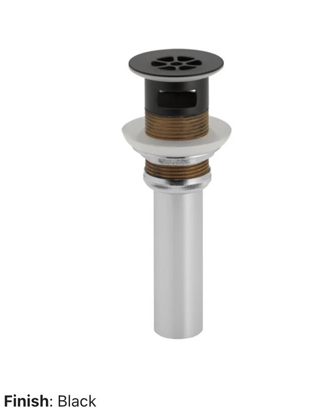 Brizo 1-5/8" Drain Assembly with Overflow Model: RP72412BL