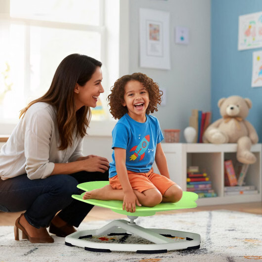 Kids Sensory Swivel Chair Elephant 360?° Spinning Chair with Non-Slip Metal