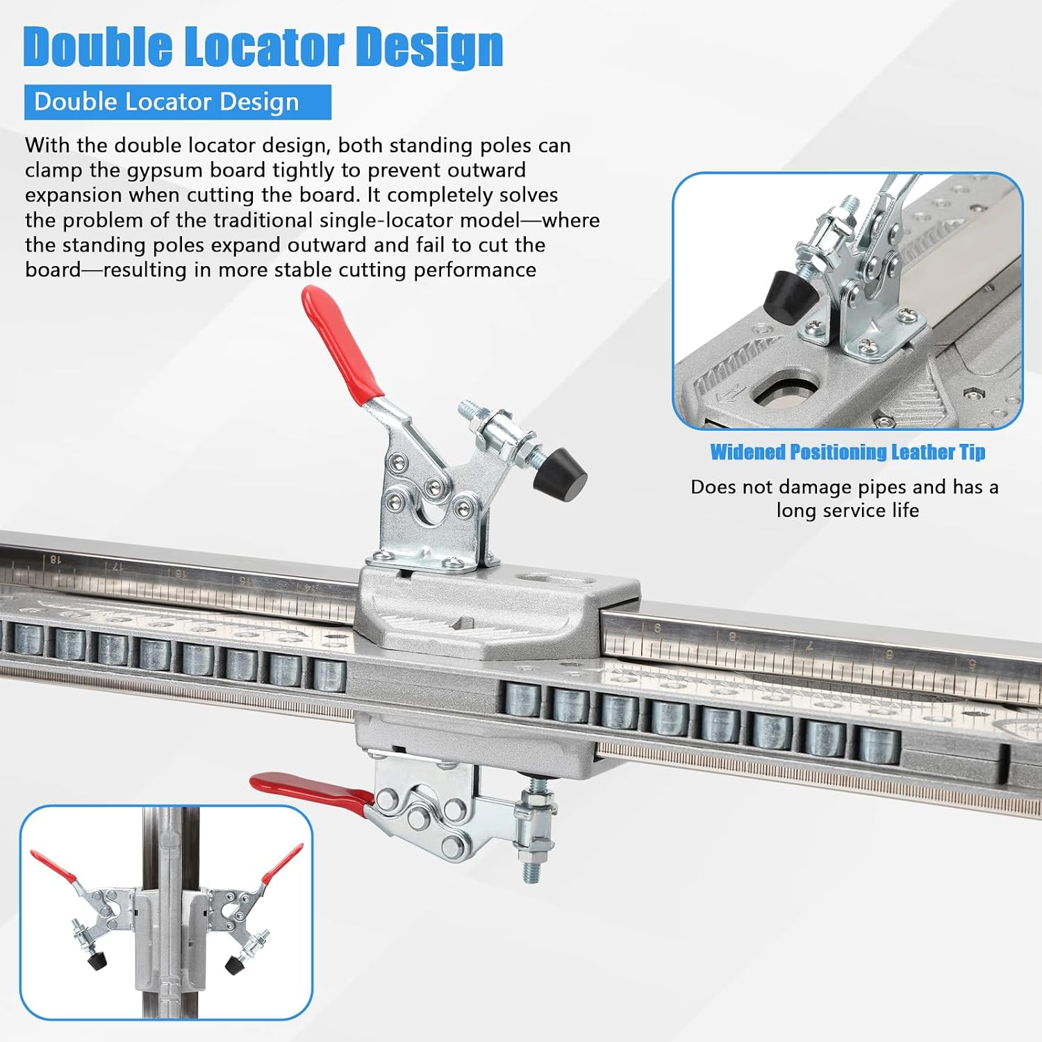 New Drywall Cutting Tool, Plasterboard Cutter 1.5-60Cm Cutting Range, Foldable D