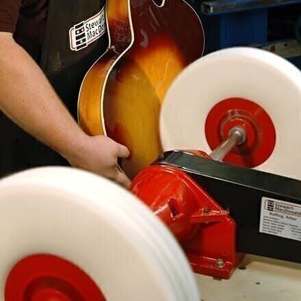 StewMac Buffing Wheel, 12" Canton, 3/4" Shaft