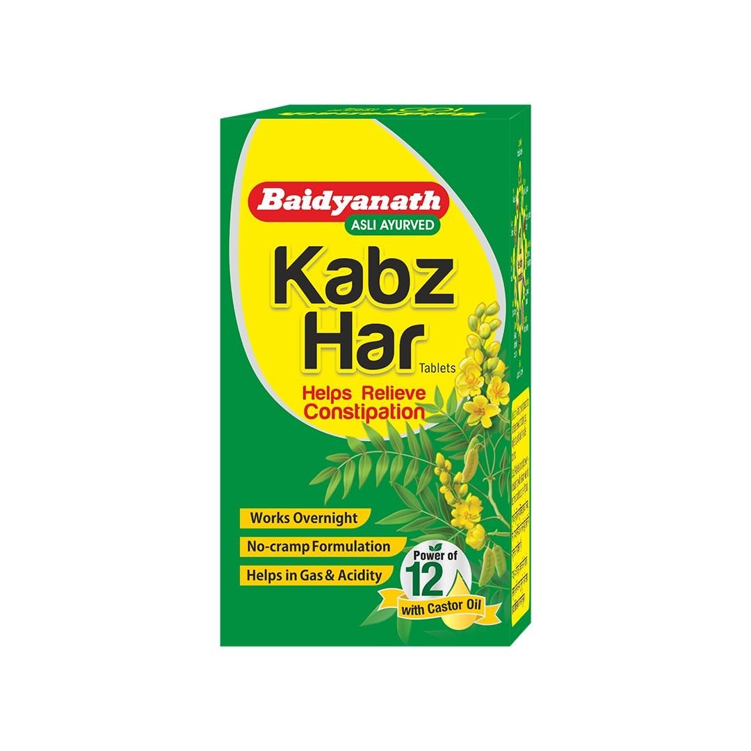 Ayurvedic TAB Relief from Constipation, Indigestion, Gas & Acidity - 60 TABLETS