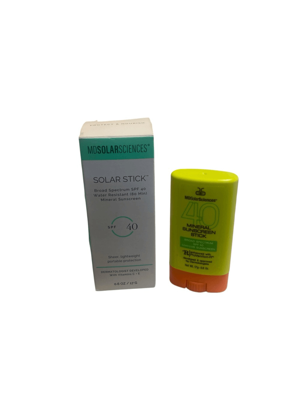 Mdsolarscience Solar Stick SPF 40 Mineral Sunscreen 0.6oz (READ)