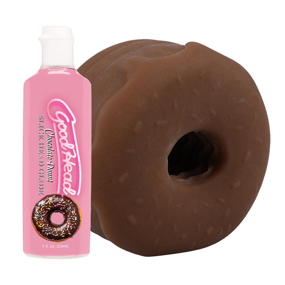 Doc Johnson Goodhead Chocolate Donut Flavored Blowjob Set
