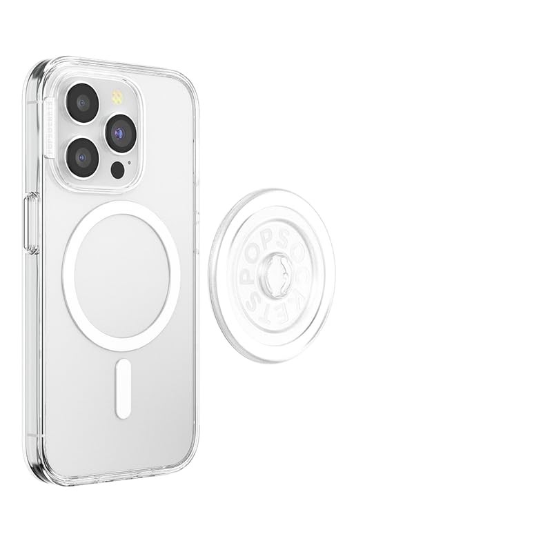 Round Magnetic Base Only, Compatible with Tops - Clear MagSafe
