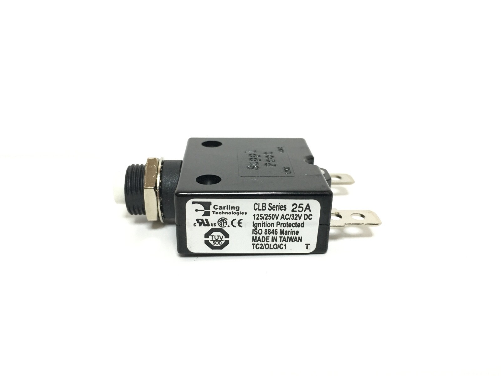 (SET OF 4) CLB  25A Carling Circuit Breakers 25A 125/250V