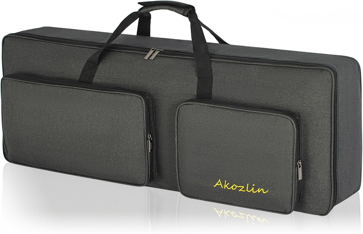 AKOZLIN 49-Key Padded Keyboard Gig Bag Portable For 49Key-37"x14.5"x5"
