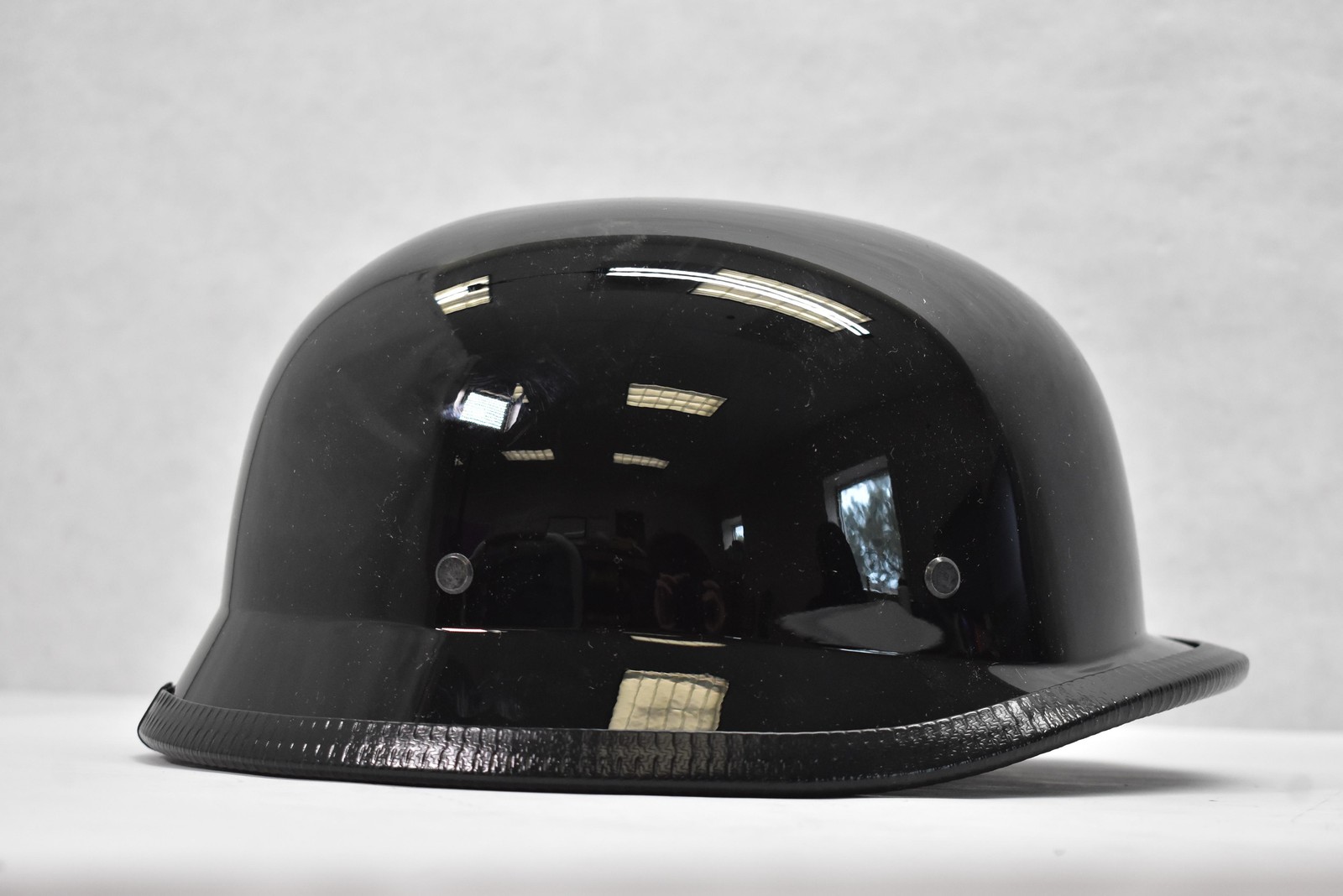 Black Novelty Motorcycle Helmet Medium Size Non-Safety Headgear Costume Prop