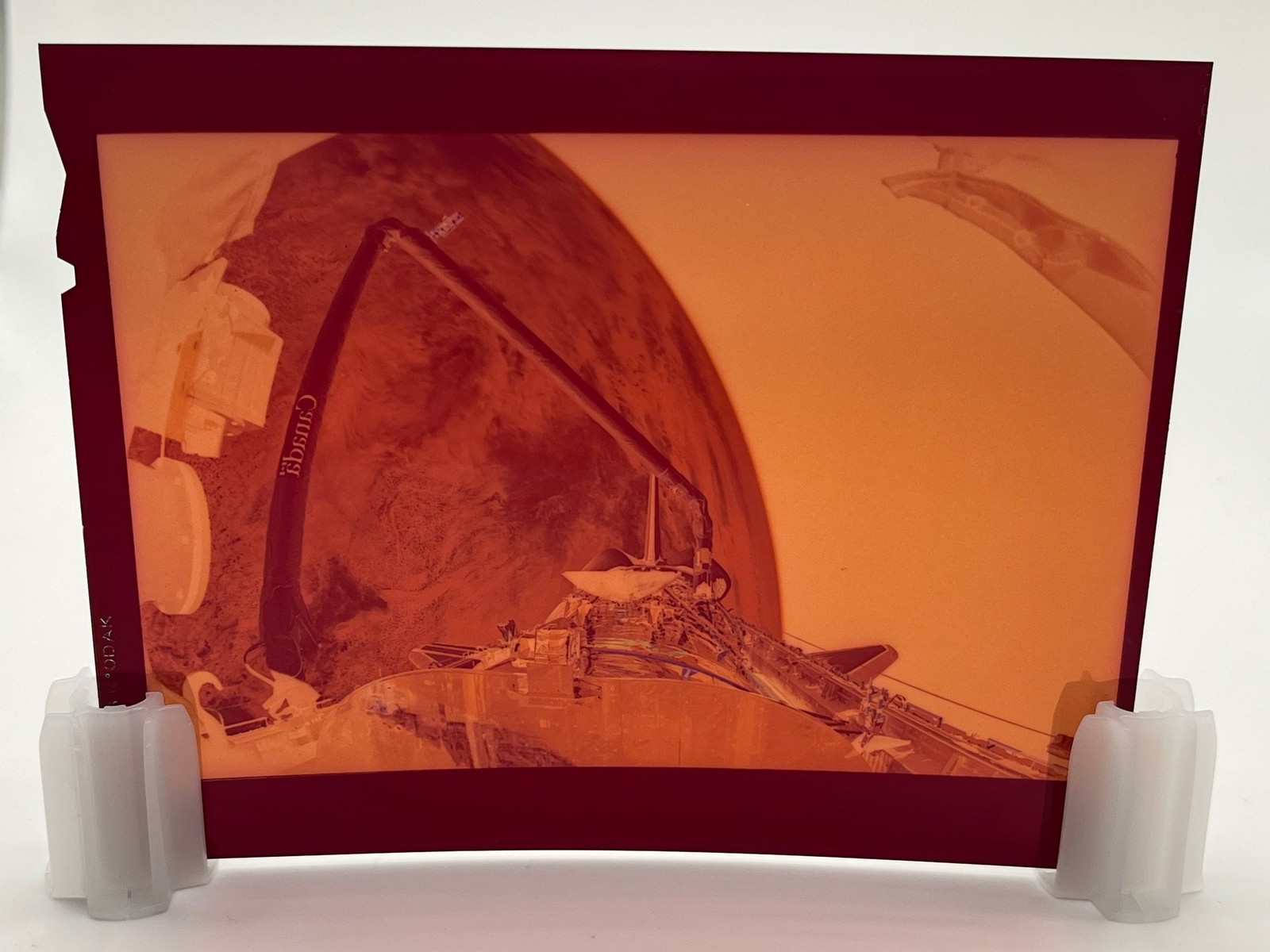 STS-31 Hubble Deployment 1990 - Original 4x5 NASA Photo Transparency