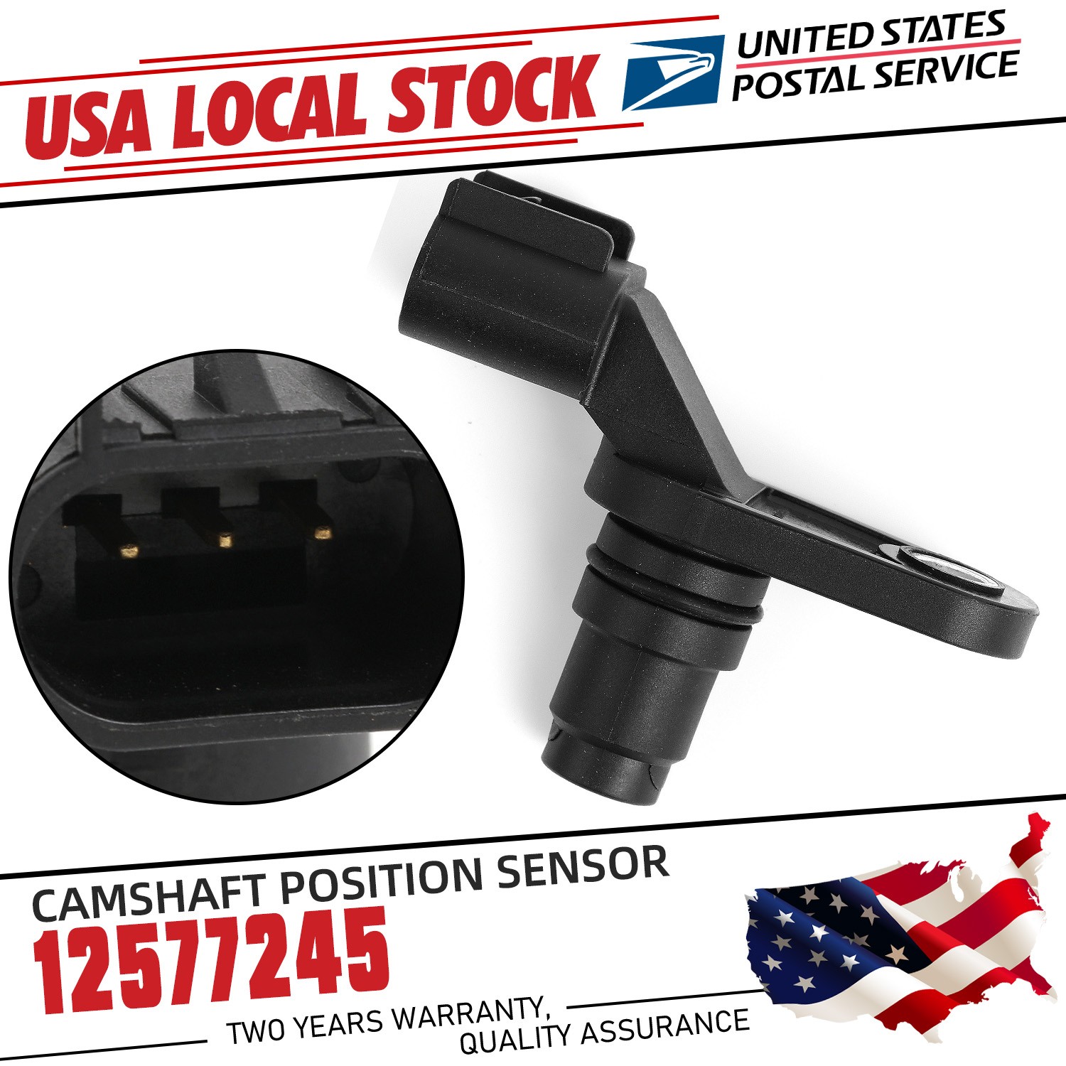 New Engine Camshaft Position Sensor For Chevrolet Malibu 07-14 12577245 1PC