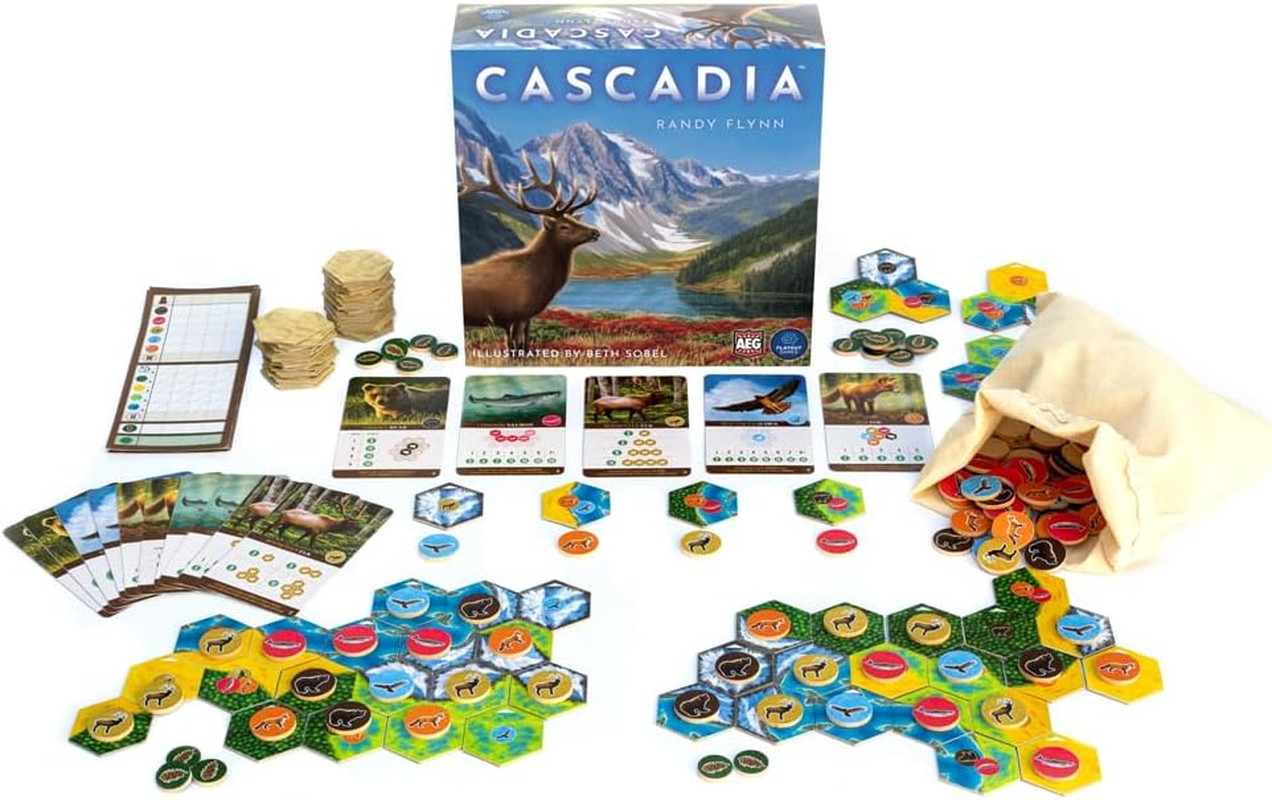 & Flatout Games | Cascadia - Award-Winning Board Game Set in the Pacific Northwe